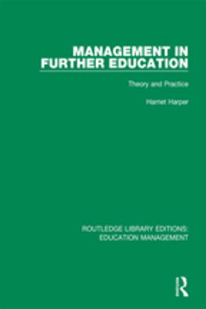Cover of the book Management in Further Education by Victoria Whipple