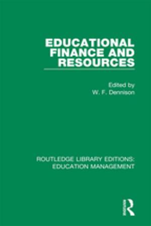 Cover of the book Educational Finance and Resources by Herbert Halpert, J.D.A. Widdowson