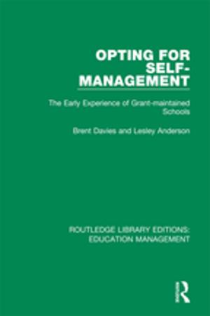 Book cover of Opting for Self-management