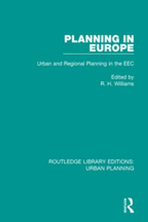 Cover of the book Planning in Europe by Timothy G. Reagan, Terry A. Osborn