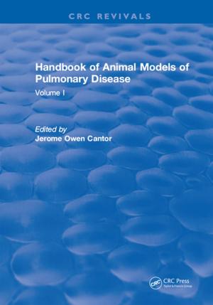 Cover of the book CRC Handbook of Animal Models of Pulmonary Disease by T. J. Pandian