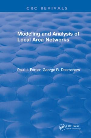 Cover of the book Modeling and Analysis of Local Area Networks by C. Richard Cothern