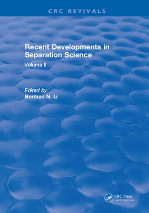 Cover of the book Recent Developments in Separation Science by Jong-Sen Lee, Eric Pottier