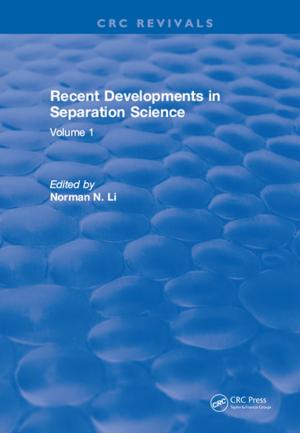 Cover of the book Recent Developments in Separation Science by Dennis F. Turner