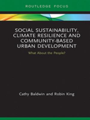 Book cover of Social Sustainability, Climate Resilience and Community-Based Urban Development