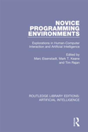 Cover of the book Novice Programming Environments by Percy Johnson-Marshall