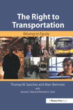 Cover of the book The Right to Transportation by Harold Brookfield, Helen Parsons