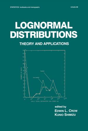 Cover of the book Lognormal Distributions by Shuryo Nakai