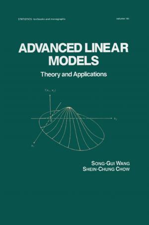 Cover of the book Advanced Linear Models by Gregory N. Haidemenopoulos