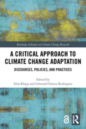 Cover of the book A Critical Approach to Climate Change Adaptation by Luce Irigaray