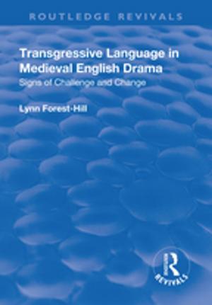 Book cover of Transgressive Language in Medieval English Drama