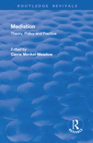 Cover of the book Mediation by 