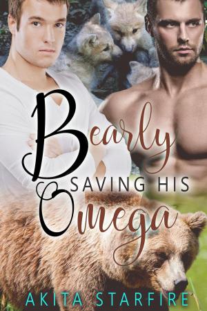 Cover of Bearly Saving His Omega: MM Alpha Omega Fated Mates Mpreg Shifter