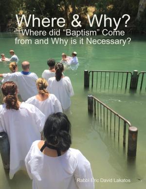 Cover of the book Where & Why?: Where Did "Baptism" Come from and Why Is It Necessary? by Vanessa Carvo
