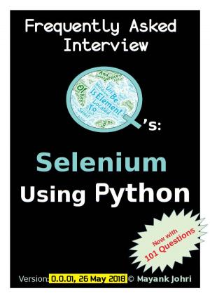 Cover of Frequently Asked Interview Question's on Selenium Using Python