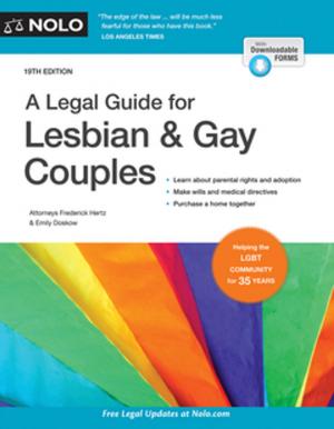 Cover of the book Legal Guide for Lesbian & Gay Couples, A by Katherine Stoner, Attorney, Shae Irving