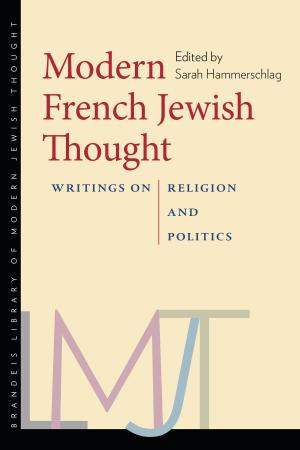Cover of the book Modern French Jewish Thought by Paul R. Katz, Meir Shahar
