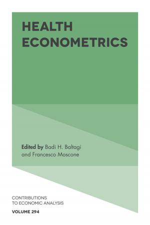 Cover of the book Health Econometrics by 