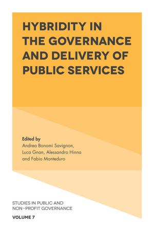 Cover of the book Hybridity in the Governance and Delivery of Public Services by Mark Laurence Zammit, Jonathan Spiteri, Simon Grima