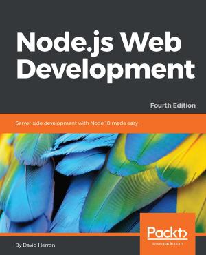 Cover of the book Node.js Web Development by Anjana Mankale