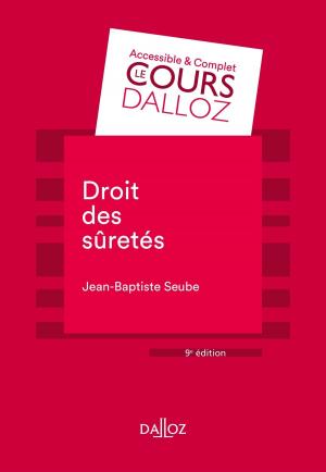 Cover of the book Droit des sûretés by Duhamel OLIVIER