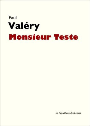 Cover of the book Monsieur Teste by Baruch Spinoza