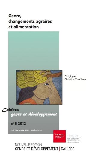 Cover of the book Genre, changements agraires et alimentation by Anna Praz