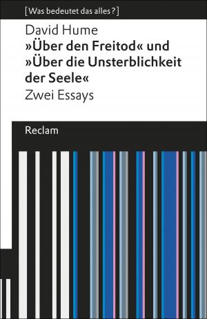 Book cover of Über den Freitod / Über die Unsterblichkeit der Seele