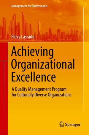 Book cover of Achieving Organizational Excellence
