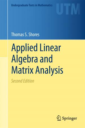 Cover of the book Applied Linear Algebra and Matrix Analysis by Ilya Gertsbakh, Yoseph Shpungin, Radislav Vaisman