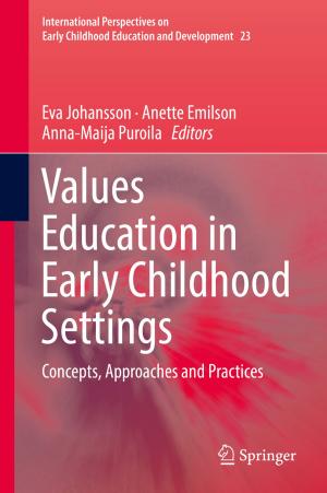 bigCover of the book Values Education in Early Childhood Settings by 