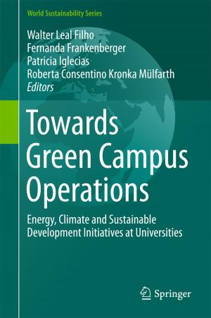 Cover of the book Towards Green Campus Operations by Paula Fernández González, Manuel Landajo, Mª José Presno