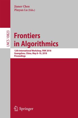 Cover of the book Frontiers in Algorithmics by Jay S. Treiman
