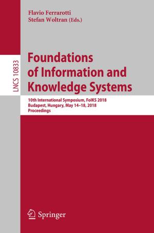 Cover of the book Foundations of Information and Knowledge Systems by Andrew May