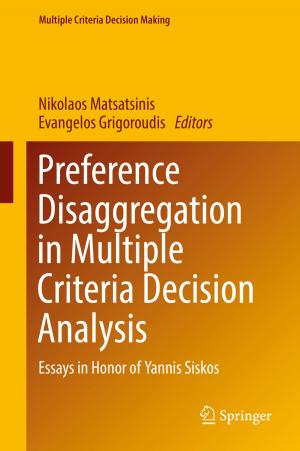 Cover of the book Preference Disaggregation in Multiple Criteria Decision Analysis by Amy Laura Parker