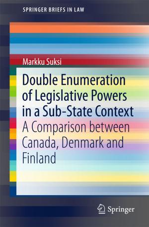 Cover of the book Double Enumeration of Legislative Powers in a Sub-State Context by Sérgio M. O. Tavares, Paulo M. S. T. de Castro