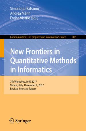 Cover of the book New Frontiers in Quantitative Methods in Informatics by Marco Evangelos Biancolini