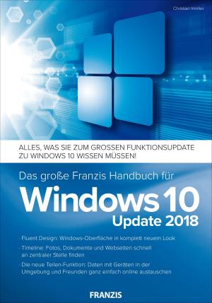 Book cover of Das große Franzis Handbuch für Windows 10 Update 2018