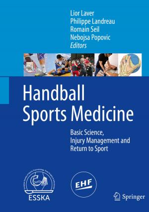 Cover of the book Handball Sports Medicine by R.P. A'Hern, M. Baum, L.M. Douville, T.J. Eberlein, R.J. Epstein, Gilbert H. Fletcher, R.M. Goldwyn, J.R. Harris, I.C. Henderson, J.N. Ingle, W. Jr. Lawrence, S.H. Levitt, T.I. Lingos, M.D. McNeese, R.T. Osteen, A. Recht, L.E. Rutqvist, N.P.M. Sacks, S.J. Schnitt, E.A. Strom, M. Tubiana