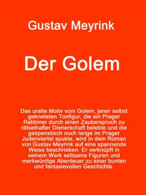 Cover of the book Der Golem by Pierre-Alexis Ponson du Terrail