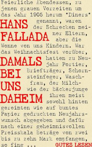 Cover of the book Damals bei uns daheim by The Reader Berlin