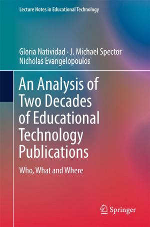 Book cover of An Analysis of Two Decades of Educational Technology Publications