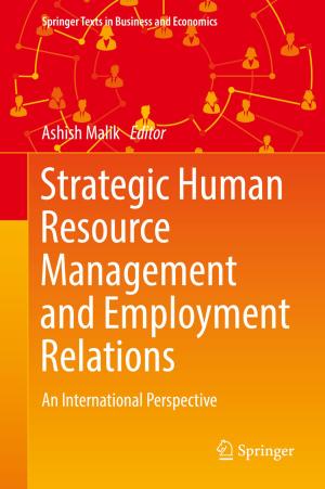 Cover of the book Strategic Human Resource Management and Employment Relations by Per Jahren, Tongbo Sui