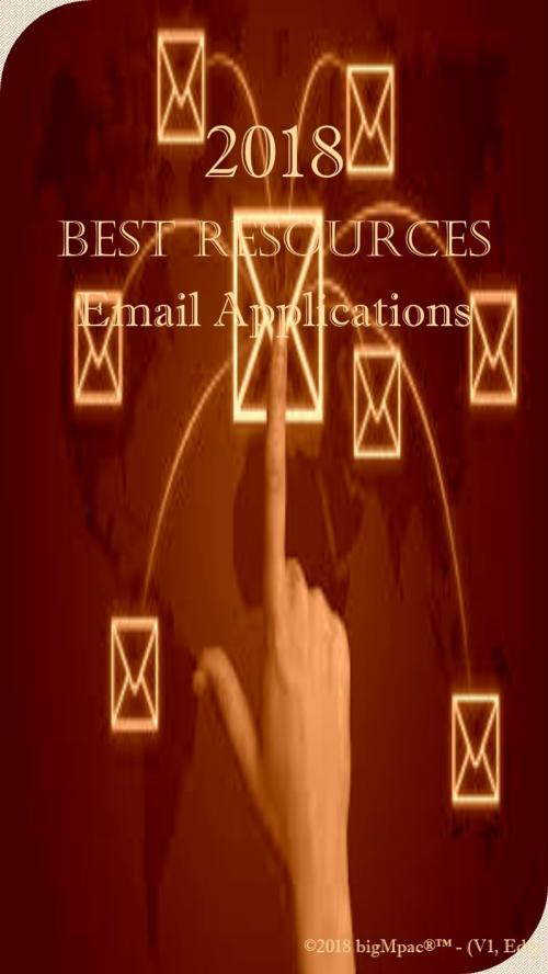 Cover of the book 2018 Best Resources for Email Applications by Antonio Smith, Antonio Publishings