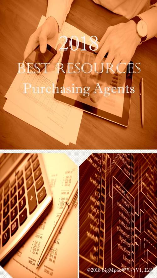Cover of the book 2018 Best Resources for Purchasing Agents by Antonio Smith, Antonio Publishings