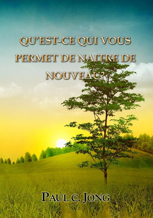 Cover of the book QU’EST-CE QUI VOUS PERMET DE NAITRE DE NOUVEAU? by Paul C. Jong, Hephzibah Publishing House