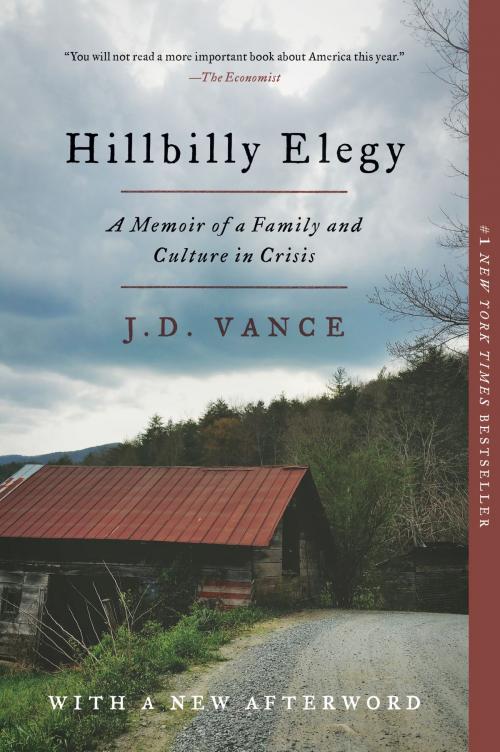 Cover of the book Hillbilly Elegy by J. D. Vance, Harper Paperbacks