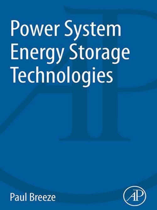 Cover of the book Power System Energy Storage Technologies by Paul Breeze, Elsevier Science