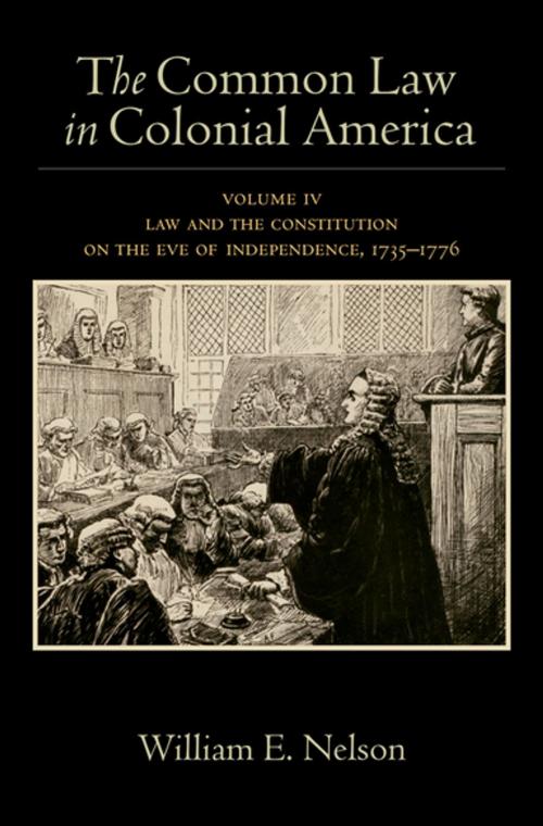 Cover of the book The Common Law in Colonial America by William E. Nelson, Oxford University Press