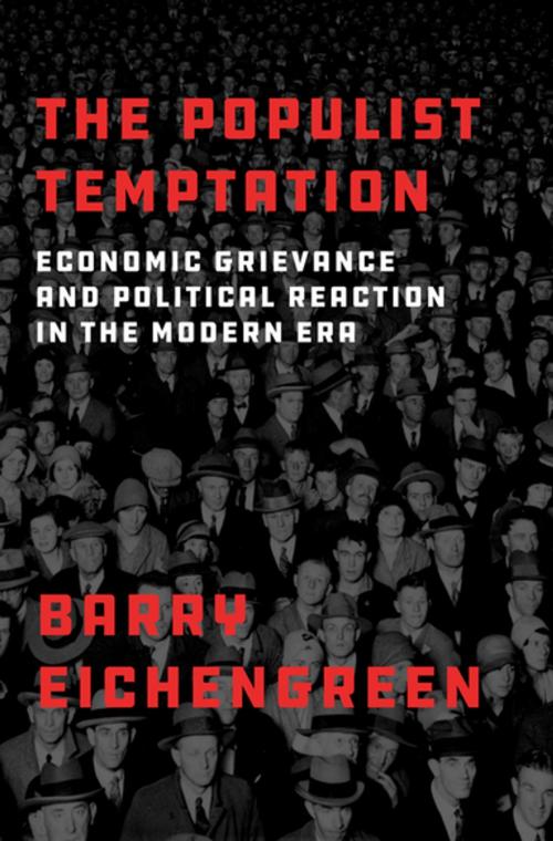 Cover of the book The Populist Temptation by Barry Eichengreen, Oxford University Press